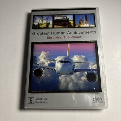Greatest Human Achievements - Shrinking the Planet (DVD, 2013) ALL Regions