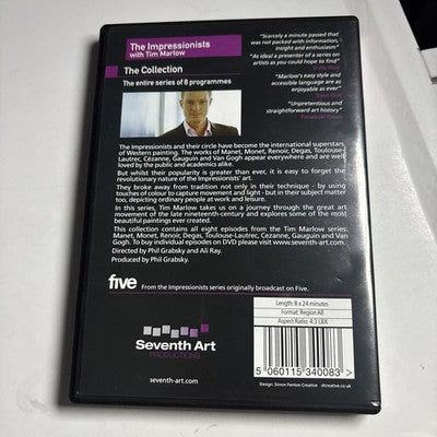 The Impressionists With Tim Marlow - The Collection (DVD) All Regions NEW