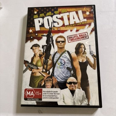 Postal - A Film By Use Boll (DVD, 2007) Zack Ward, Dave Foley All Regions NEW