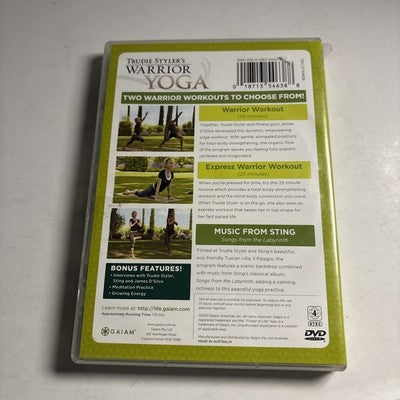 Trudie Styler's Warrior Yoga (DVD, 2010) Region 4