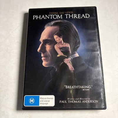 Phantom Thread (DVD, 2017) Daniel Day-Lewis Region 4,2 NEW