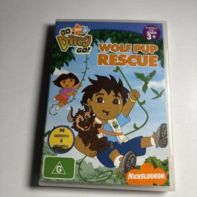 Go Diego Go! - Wolf Pup Rescue (DVD, 2005) Region 4