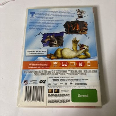 Ice Age (DVD, 2002) Animated Movie Region 4 NEW