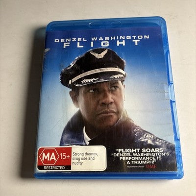 Flight (Blu-ray, 2012) Denzel Washington Region B