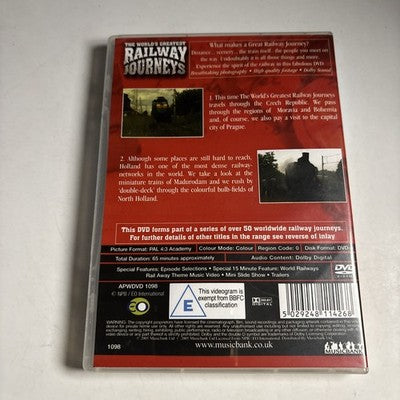 The World's Greatest Railway Journeys Holland & The Czech Republic DVD