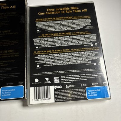 The Lord of the Rings Trilogy (DVD, 2013, 6-Disc) Region 4