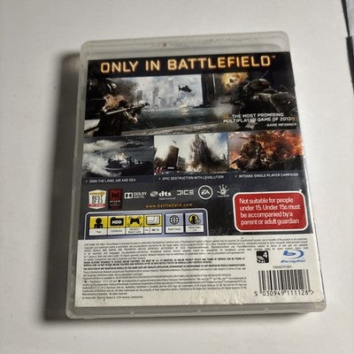 Battlefield 4 Sony PlayStation 3 PS3 Game Complete w/ Manual