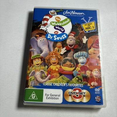 The Wubbulous World of Dr. Seuss (DVD, 1996, 3-Disc) Region 4