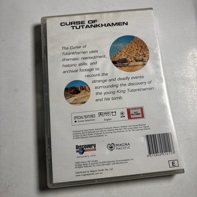 Discovery Channel - Curse of Tutankhamen (DVD, 2003) Region 4