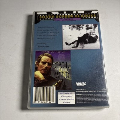 Call of the Wild (DVD, 1972) Charlton Heston All Regions