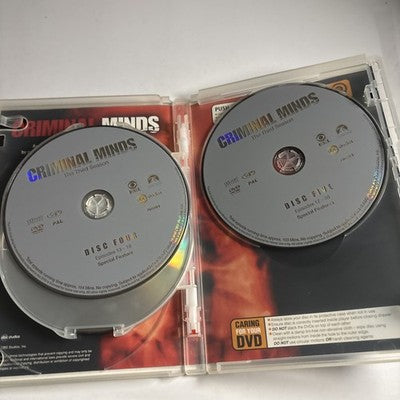 Criminal Minds : Season 3 (DVD, 2005) Region 4
