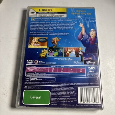 Cinderella (DVD, 1950) Disney Region 4