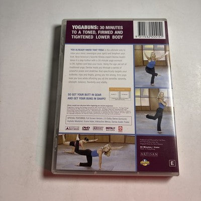Denise Austin: Yoga Buns (DVD, 2002) All Regions NEW