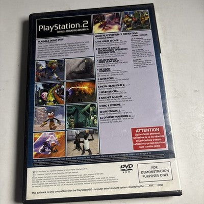 Official PS2 PlayStation 2 Magazine Australia 11 Playable Demos Ops2m Demo37 PAL