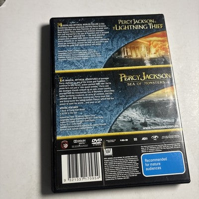 Percy Jackson: The Lightning / Thief Sea Of Monsters DVD Region 4