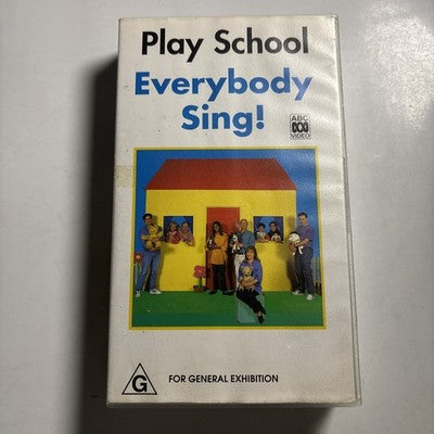 Play School - Everybody Sing! (VHS, 1996) ABC For Kids VHS Video