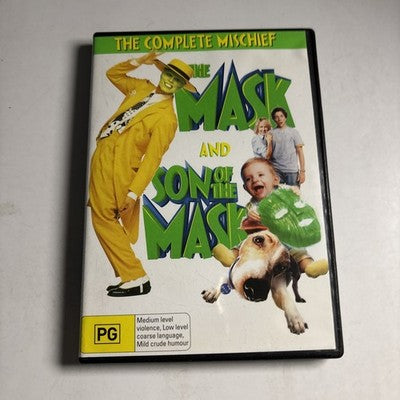 The Mask / Son of the Mask (DVD, 1994) Jim Carey Region 4