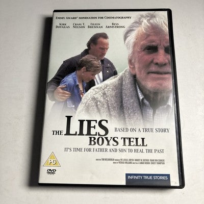 The Lies Boys Tell (DVD, 1994) Kirk Douglas Region 2 NEW