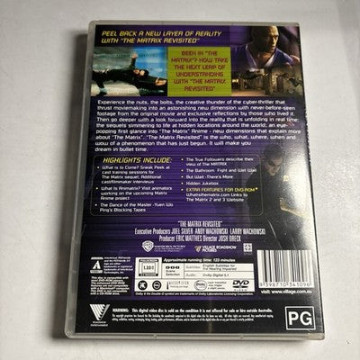 The Matrix Revisited (DVD, 1999) Keanu Reeves, Laurence Fishburne Region 4