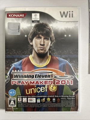 Winning Eleven Play Maker 2011 Nintendo Wii NTSC-J Japanese Game Complete