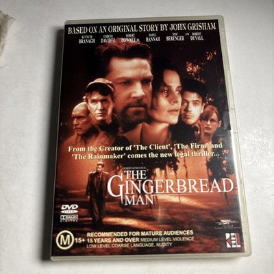 The Gingerbread Man (DVD, 1998) Kenneth Branagh, Robert Downey Jr Region 4