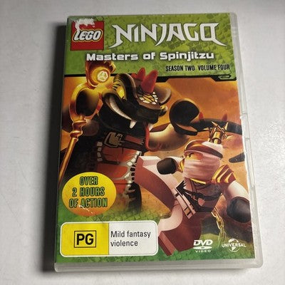 Lego Ninjago - Masters of Spinjitzu : Series 2 : Vol 4 (DVD, 2011) Region 4,2