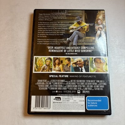Captain Fantastic (DVD, 2016) Viggo Mortensen Region 4
