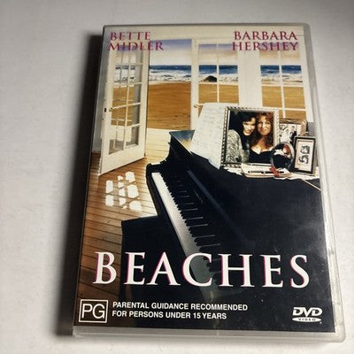 Beaches (DVD, 1988) Bette Midler, Barbara Hershey Region 4