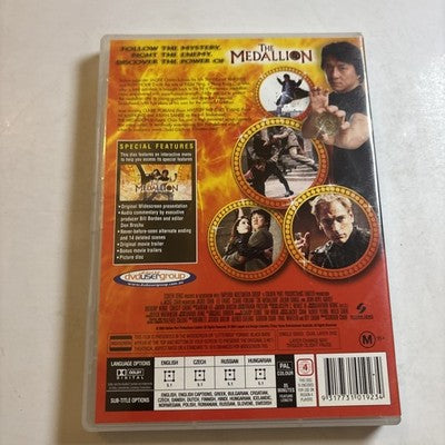 The Medallion (DVD, 2003) Jackie Chan, Lee Evans, Claire Forlani Region 4