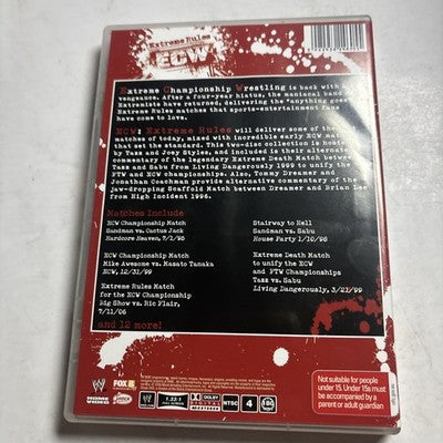 WWE - ECW - Extreme Rules (DVD, 2007) Region 4