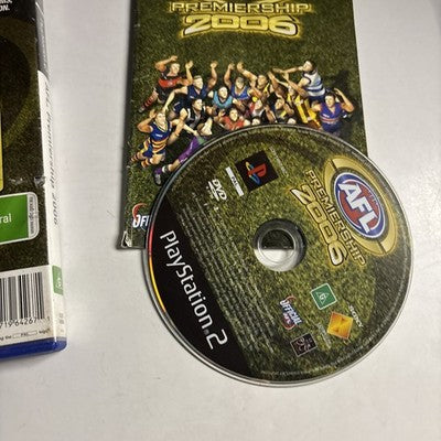 AFL Premiership 2006 PS2 Sony Playstation 2 PAL Manual