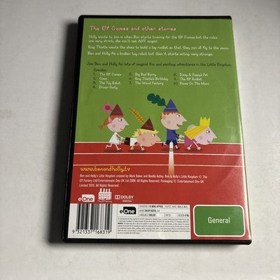 Ben and Holly's Little Kingdom - The Elf Games (DVD, 2016) Region 4