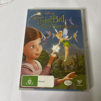Tinker Bell and the Great Fairy Rescue (DVD, 2010) Disney Film Region 4 NEW