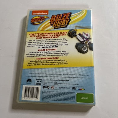 Blaze and the Monster Machines - Blaze of Glory (DVD, 2014) Region 4