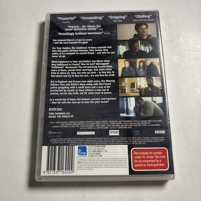 The Missing (DVD, 2014) James Nesbitt, Frances I'm Connor Region 4