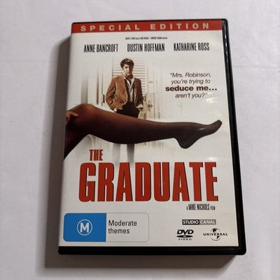 The Graduate (DVD, 1967) Anne Bancroft, Dustin Hoffman Region 4 NEW