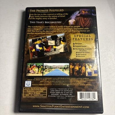 Jericho: The Promise Fulfilled (DVD, 2010) LEGO Christian Brickfilm All Regions