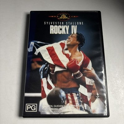 Rocky 4 (DVD, 1985) Dolph Lundgren, Sylvester Stallone Region 4