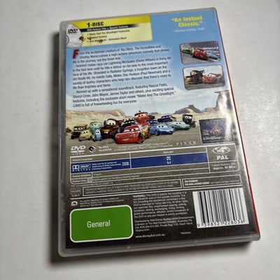 Cars (DVD, 2006) Paul Newman, Larry the Cable Guy, Disney Pixar Region 4