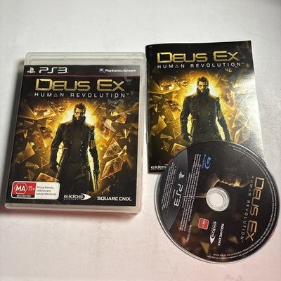 Deus Ex: Human Revolution - PS3 Game in Case w/ Manual