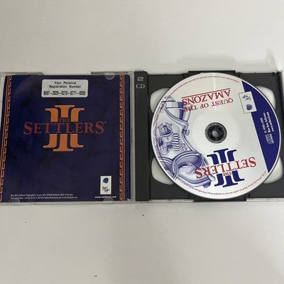 The Settlers III + Quest Of The Amazons Expansion PC CD-ROM Game