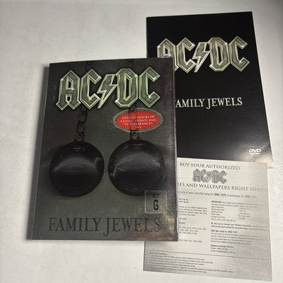 AC/DC Family Jewels 2-Disc Set + Booklet (DVD, 2005) Region 4,1