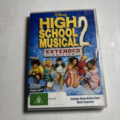 High School Musical 2 - Extended Edition (DVD, 2007) Region 4