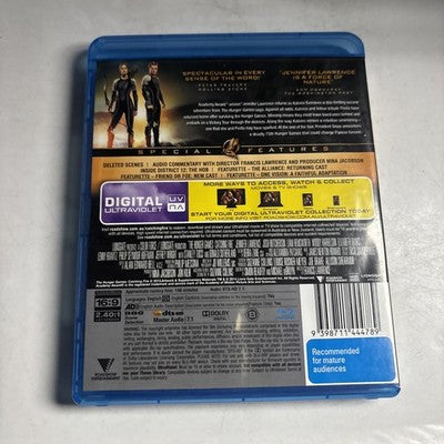 The Hunger Games - Catching Fire (Blu-ray, 2013) Region B