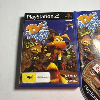 Ty 3 The Tasmanian Tiger Night of the Quinkan (PS2  Game) PAL Playstation 2