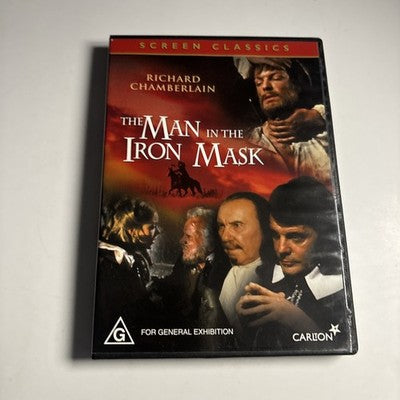 The Man in the Iron Mask (DVD, 1977) Richard Chamberlain Region 4 NEW