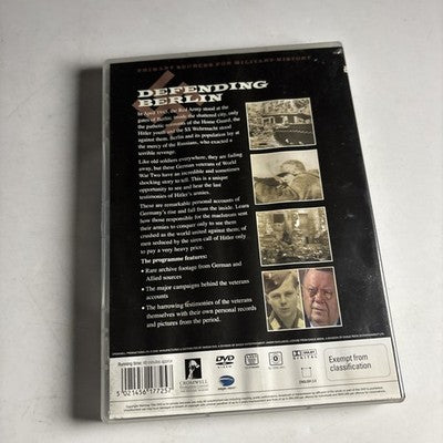 Voices from Hitler's Army - Defending Berlin : the Last Battles (DVD, 2000)