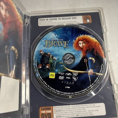 Brave (DVD, 2012) Disney Region 4