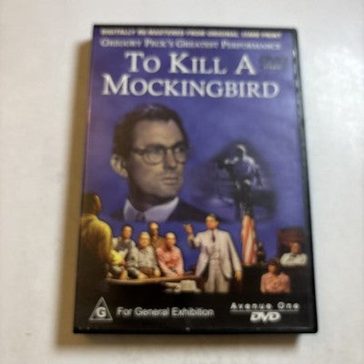 To Kill a Mockingbird (DVD, 1962) Gregory Peck All Regions