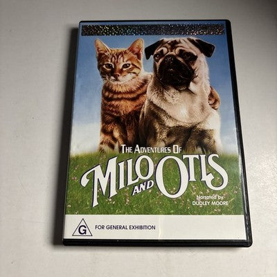 The Adventures of Milo and Otis (DVD, 1989) Dudley Moore Region 4 NEW